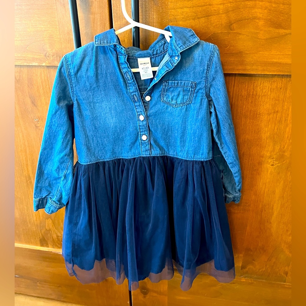 Toddler jean dress.